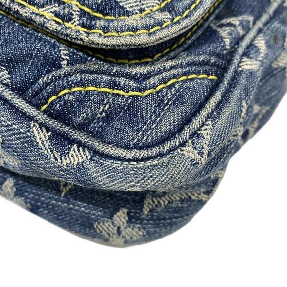 Auth LOUIS VUITTON Camera Bag M95348 Blue Monogram Denim - SR0027 Shoulder Bag - Picture 3 of 16